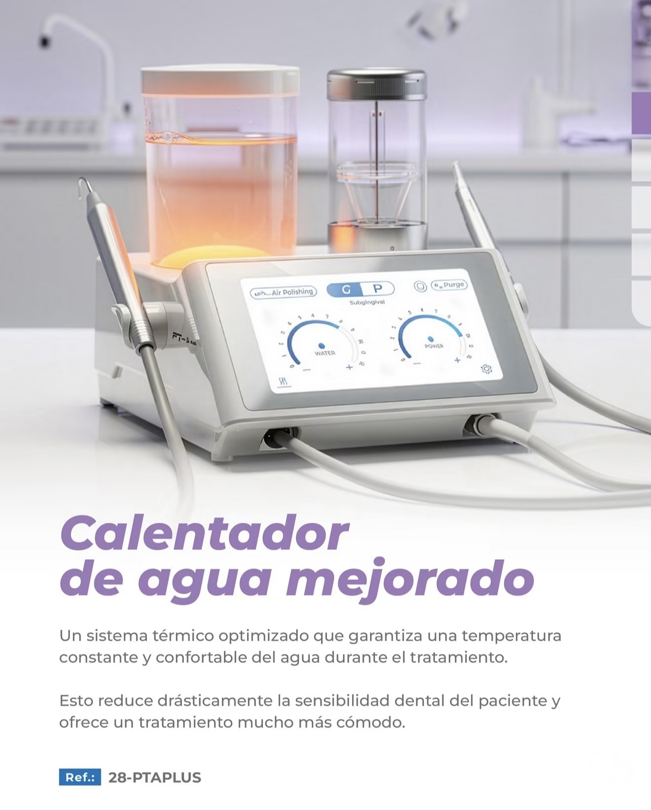 Woodpecker PT-A Plus — Unidad de Profilaxis Ultrasonidos + Aeropulidor - Imagen 2