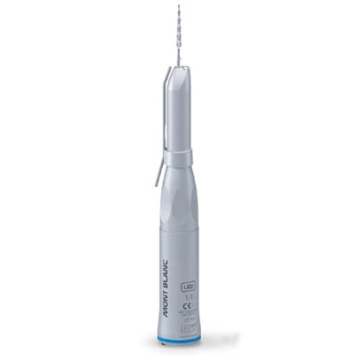 Pieza de mano recta de cirugía Anthogyr Mont Blanc 1:1 con LED, ref. 12400XLED