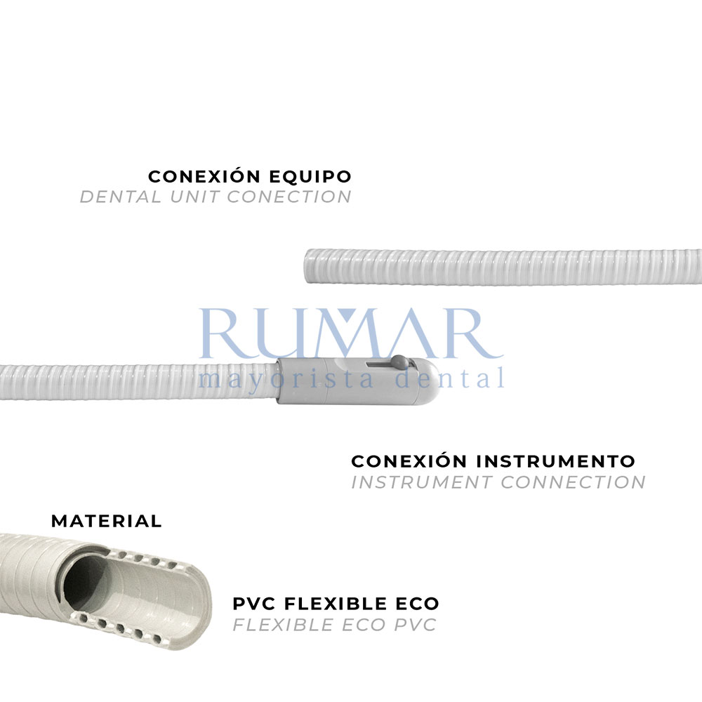 Manguera de aspiración 11 mm con terminal, 160 cm | Ref. 36-011B160A