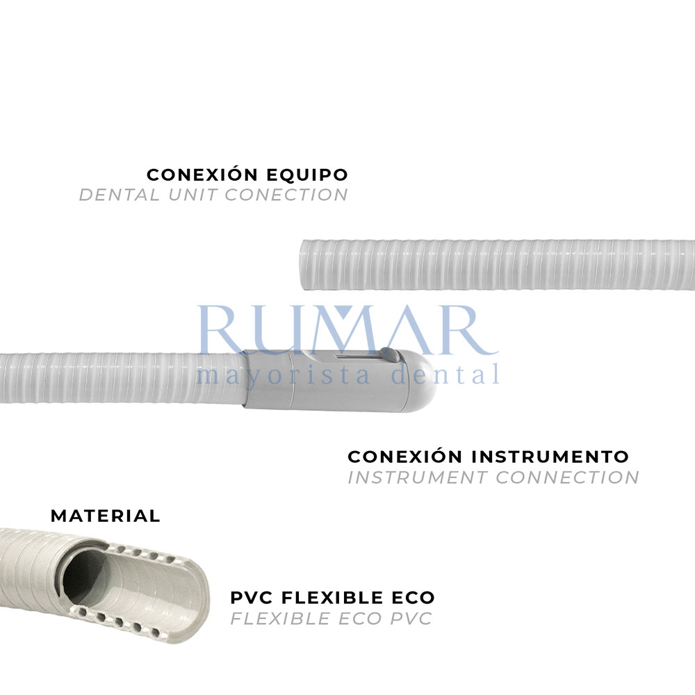 Manguera de aspiración 17 mm con terminal, 160 cm | Ref. 36-017B160A